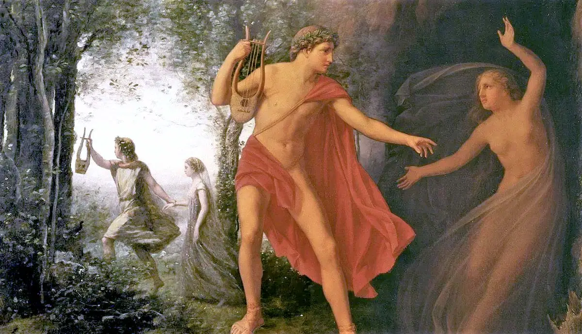 Orpheus and Eurydice by Carl Andreas August Goos