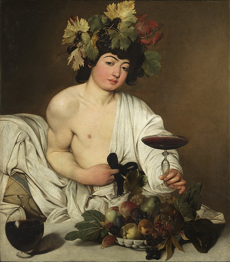 Dionysus in Bacchus by Caravaggio